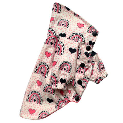 PINK COW- WATERPROOF Su Geçirmez Yağmurluk ( Penye Astarlı )