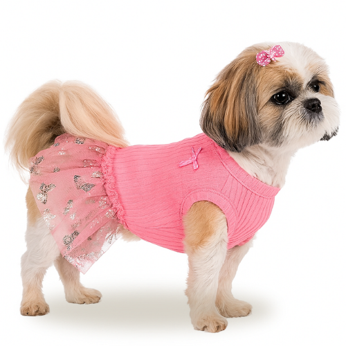 PINK BUTTERFLY - TÜTÜLÜ ELBİSE