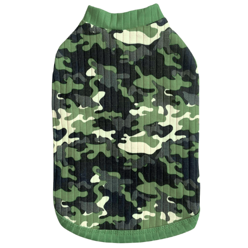 GREEN KAMUFLAJ  - KOLSUZ TİŞÖRT