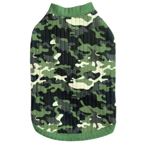 GREEN KAMUFLAJ  - KOLSUZ TİŞÖRT