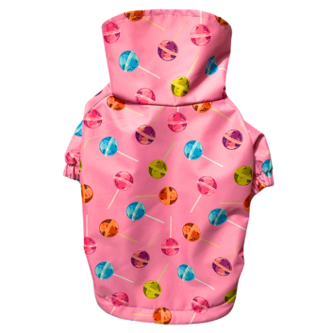 PINKO LOLIPOP- WATERPROOF Su Geçirmez Yağmurluk ( Polar Astarlı )