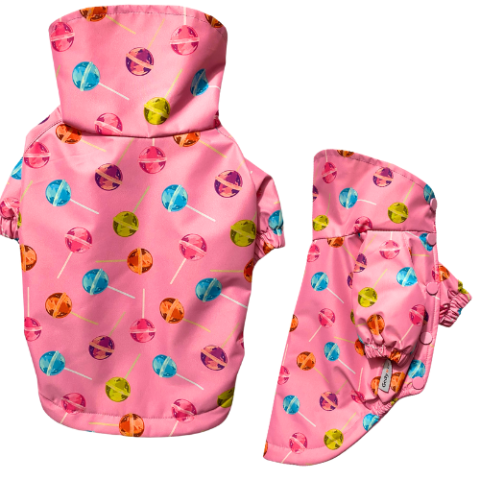 PINKO LOLIPOP- WATERPROOF Su Geçirmez Yağmurluk ( Polar Astarlı )