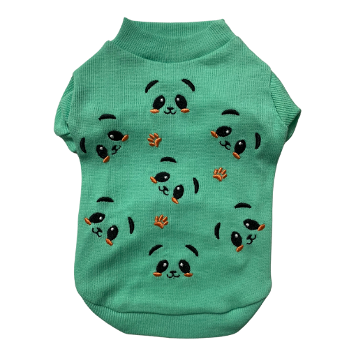 PANDA - YEŞİL KAŞKORSE BASIC SWEATSHIRT