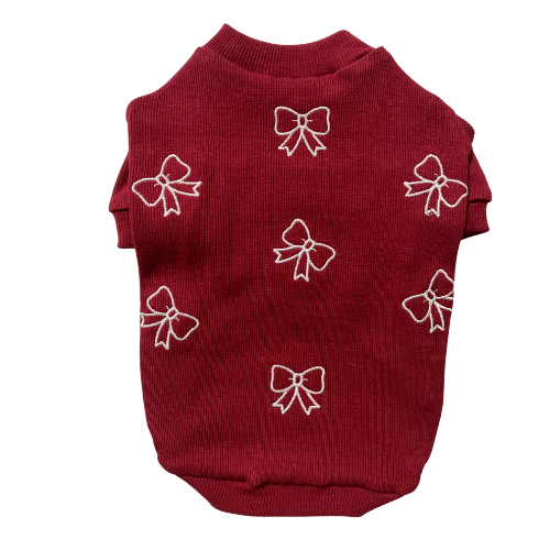 RİBBON - BORDO KAŞKORSE BASIC SWEATSHIRT