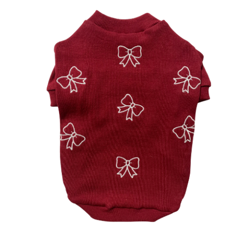 RİBBON - BORDO KAŞKORSE BASIC SWEATSHIRT