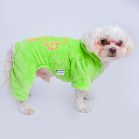 FROGLET-  NEON YEŞİL ULTRASOFT TULUM (NEON PEMBE NAKIŞLI)