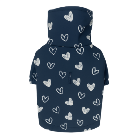 MY LOVE NAVY- WATERPROOF Su Geçirmez Yağmurluk ( Polar Astarlı )