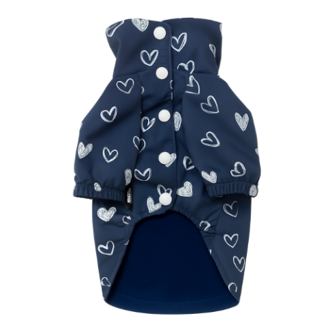 MY LOVE NAVY- WATERPROOF Su Geçirmez Yağmurluk ( Polar Astarlı )