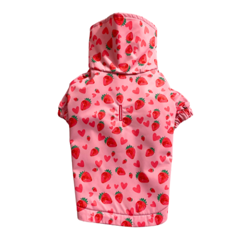 STRAWBERRY - WATERPROOF Su Geçirmez Yağmurluk (Polar Astarlı )