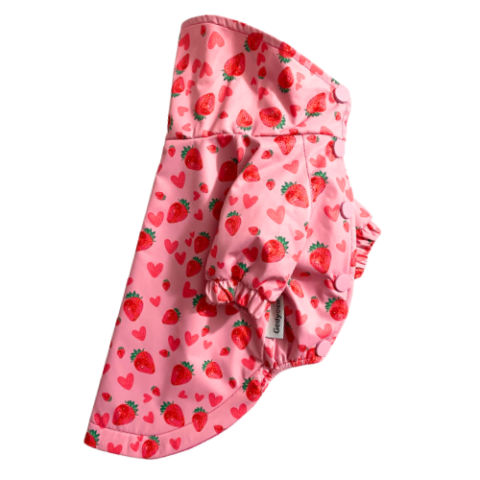 STRAWBERRY - WATERPROOF Su Geçirmez Yağmurluk (Polar Astarlı )
