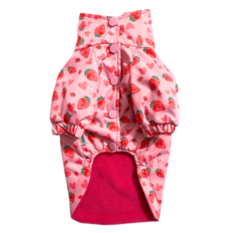 STRAWBERRY - WATERPROOF Su Geçirmez Yağmurluk (Polar Astarlı )