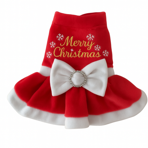 MERRY CHRISTMAS - ULTRASOFT KIRMIZI ELBİSE