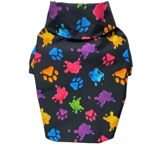 COLORFUL PAWS - WATERPROOF Su Geçirmez Yağmurluk ( Polar Astarlı )