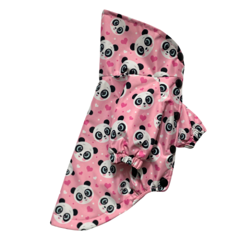 PINK PANDA- WATERPROOF Su Geçirmez Yağmurluk ( Polar Astarlı )