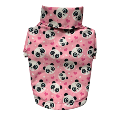 PINK PANDA- WATERPROOF Su Geçirmez Yağmurluk ( Polar Astarlı )