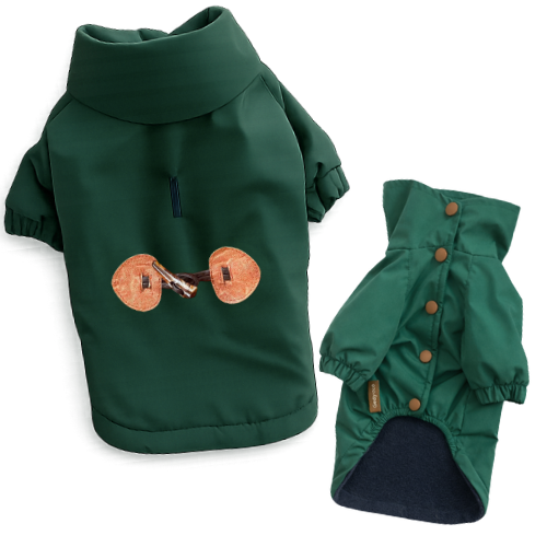 ADAMS - ZÜMRÜT YEŞİL WATERPROOF Su Geçirmez Yağmurluk ( Polar Astarlı )